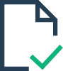 document check mark icon