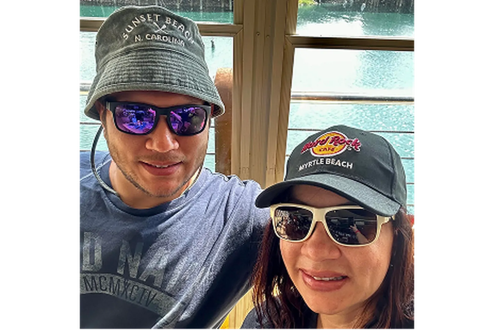 Abby Guadalupe, Mortgage Loan Officer, wearing sunglasses and a cap, posing outdoors.