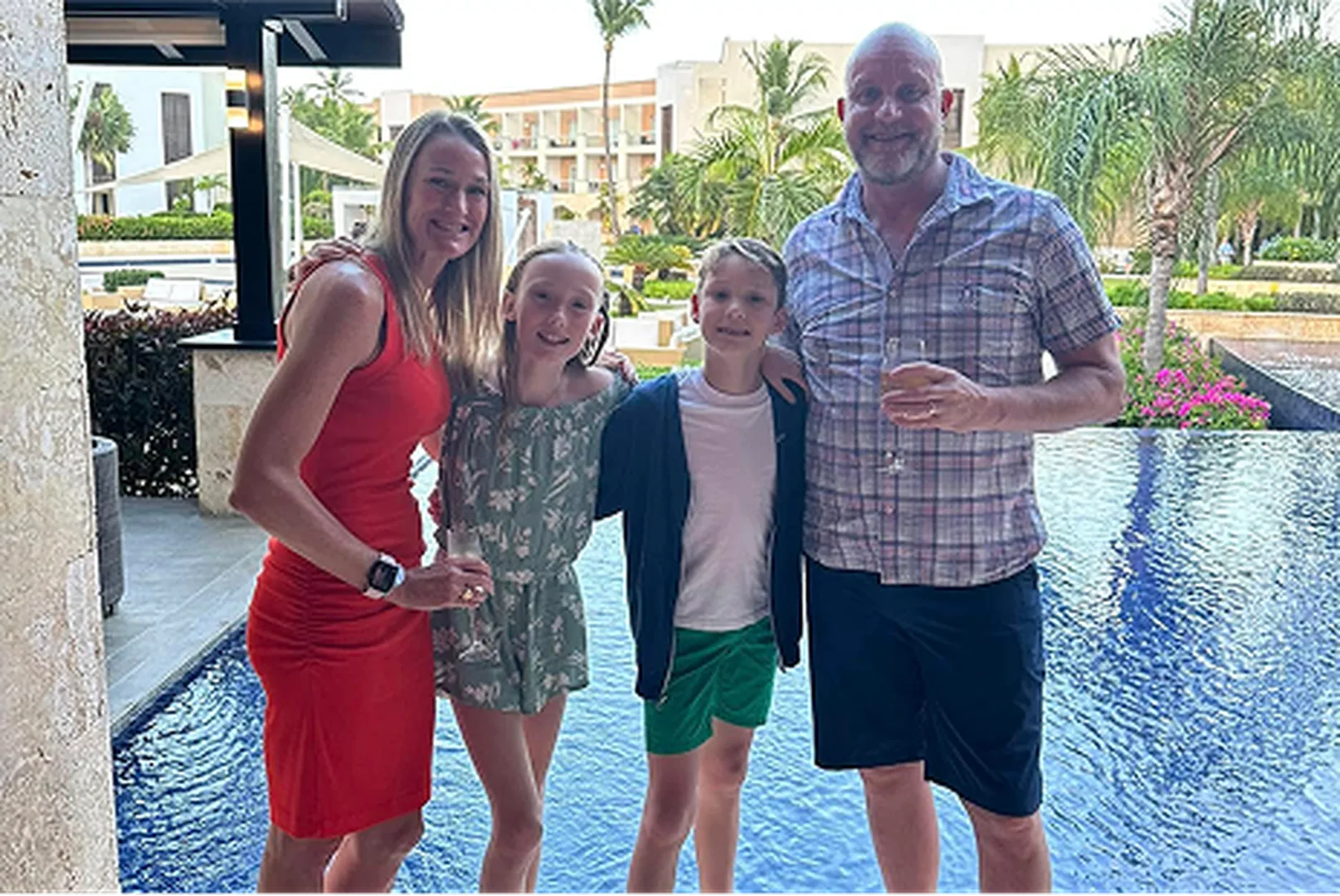 Andrew Kellam, Branch Manager and Loan Officer, pictured with his family.