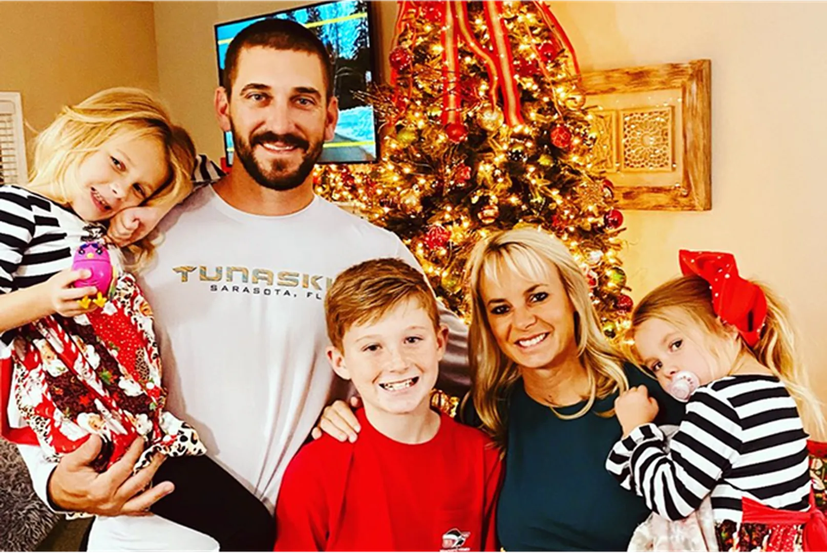 Ashley Bartol, Mortgage Loan Officer, pictured with her family.