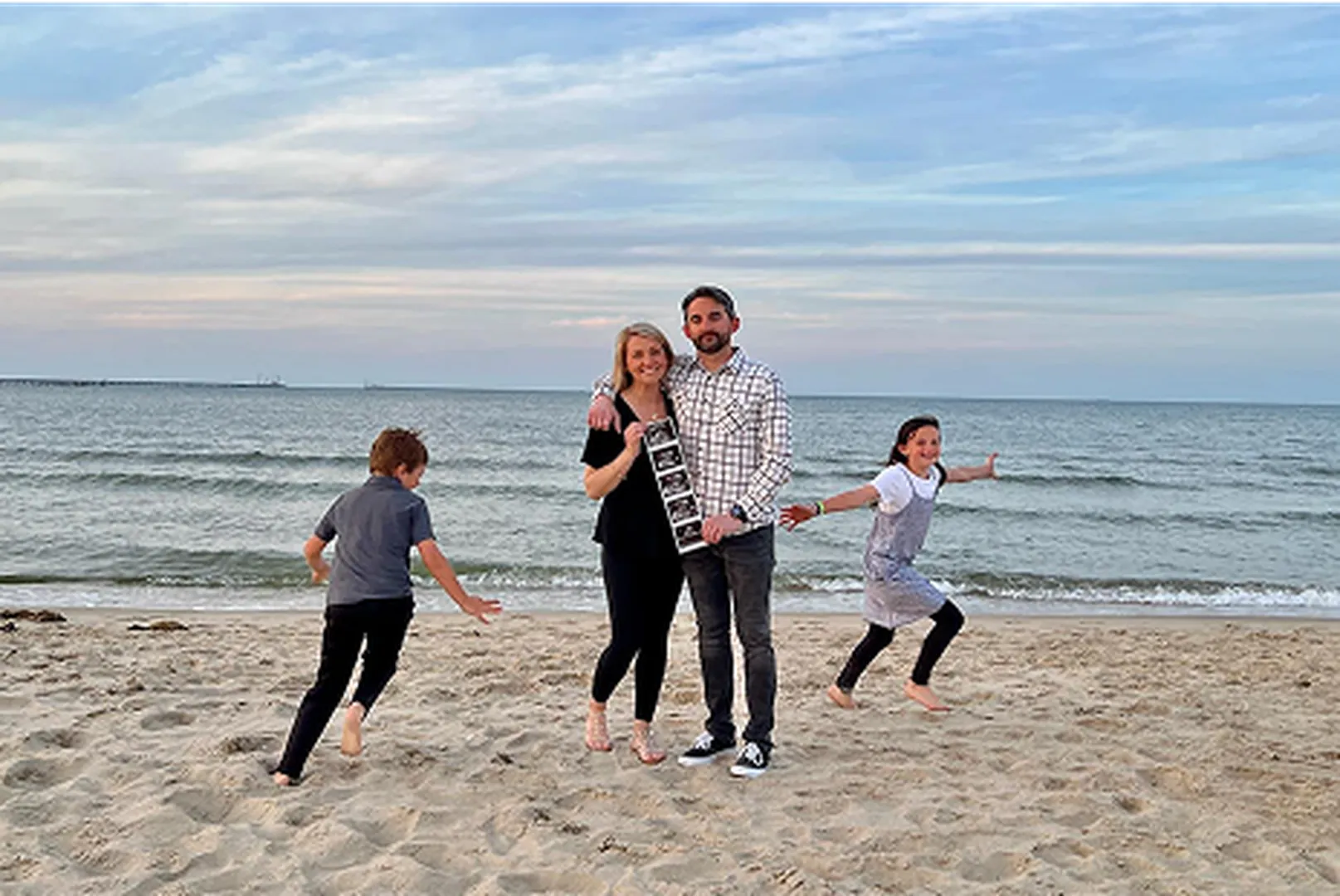 Avery Tuell, Mortgage Loan Officer, pictured with his family.