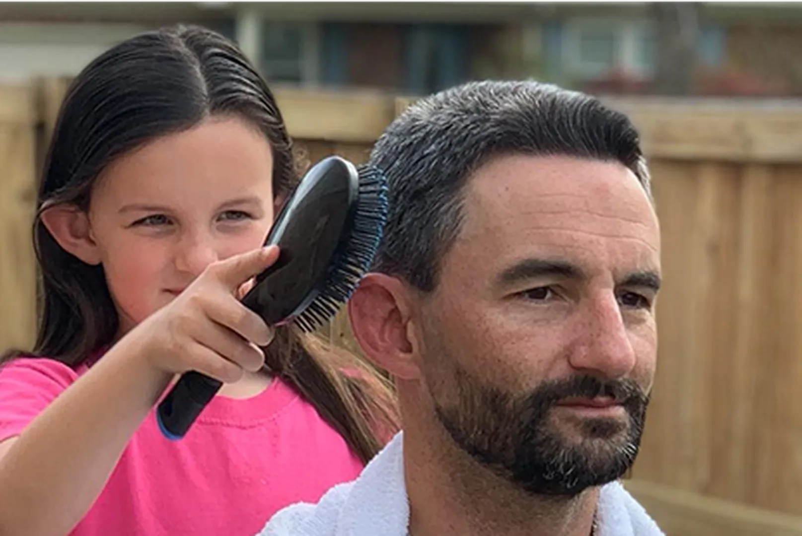 Avery Tuell, Mortgage Loan Officer, pictured with his daughter.