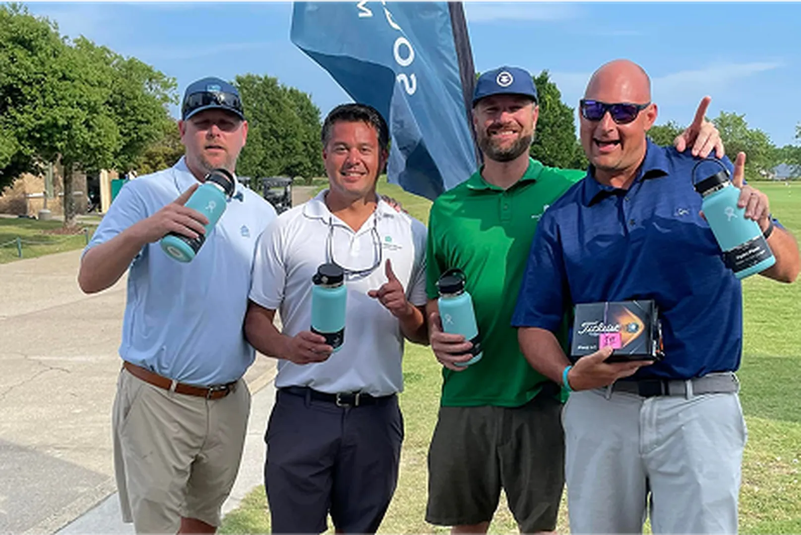 Brandon Beddie, Mortgage Loan Officer, with his team.