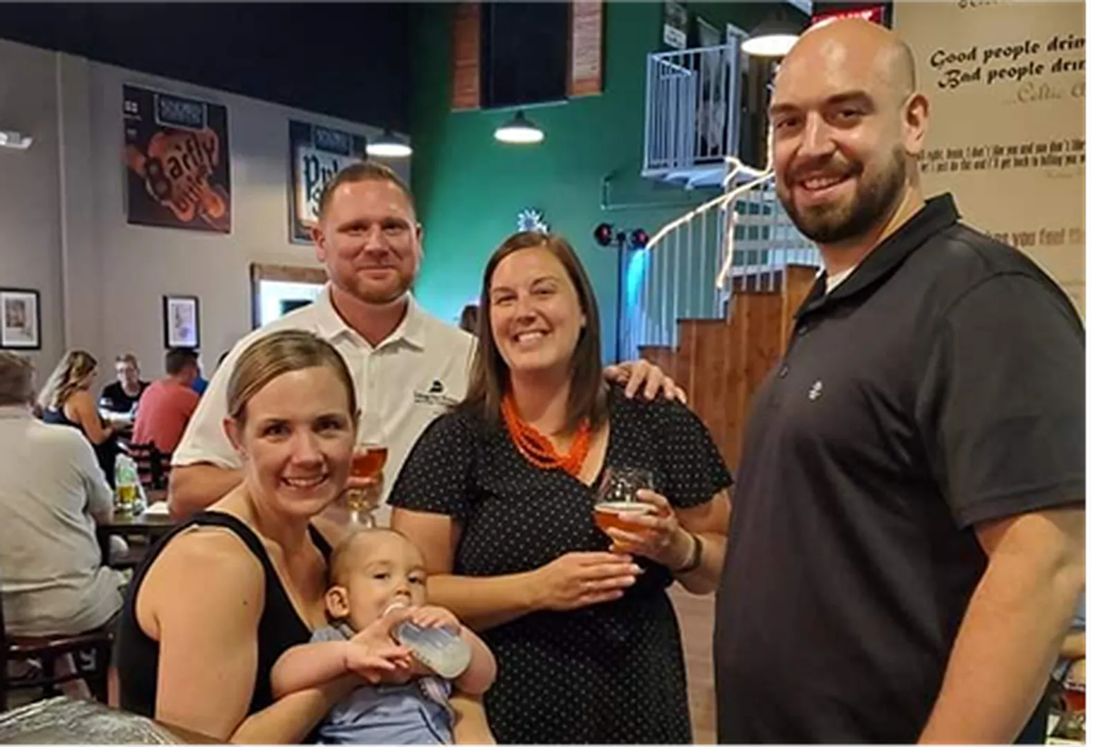 Derrick Whitfield, Mortgage Loan Officer, with his family.