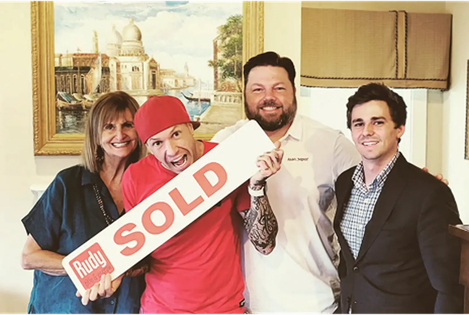 James Jackson, Branch Manager and Senior Loan Officer, with his client.