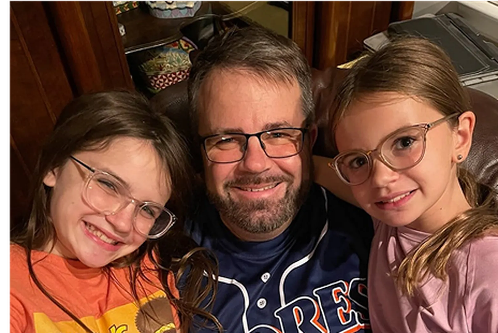 Rick Hennen, Producing Area Manager, with his two daughters.