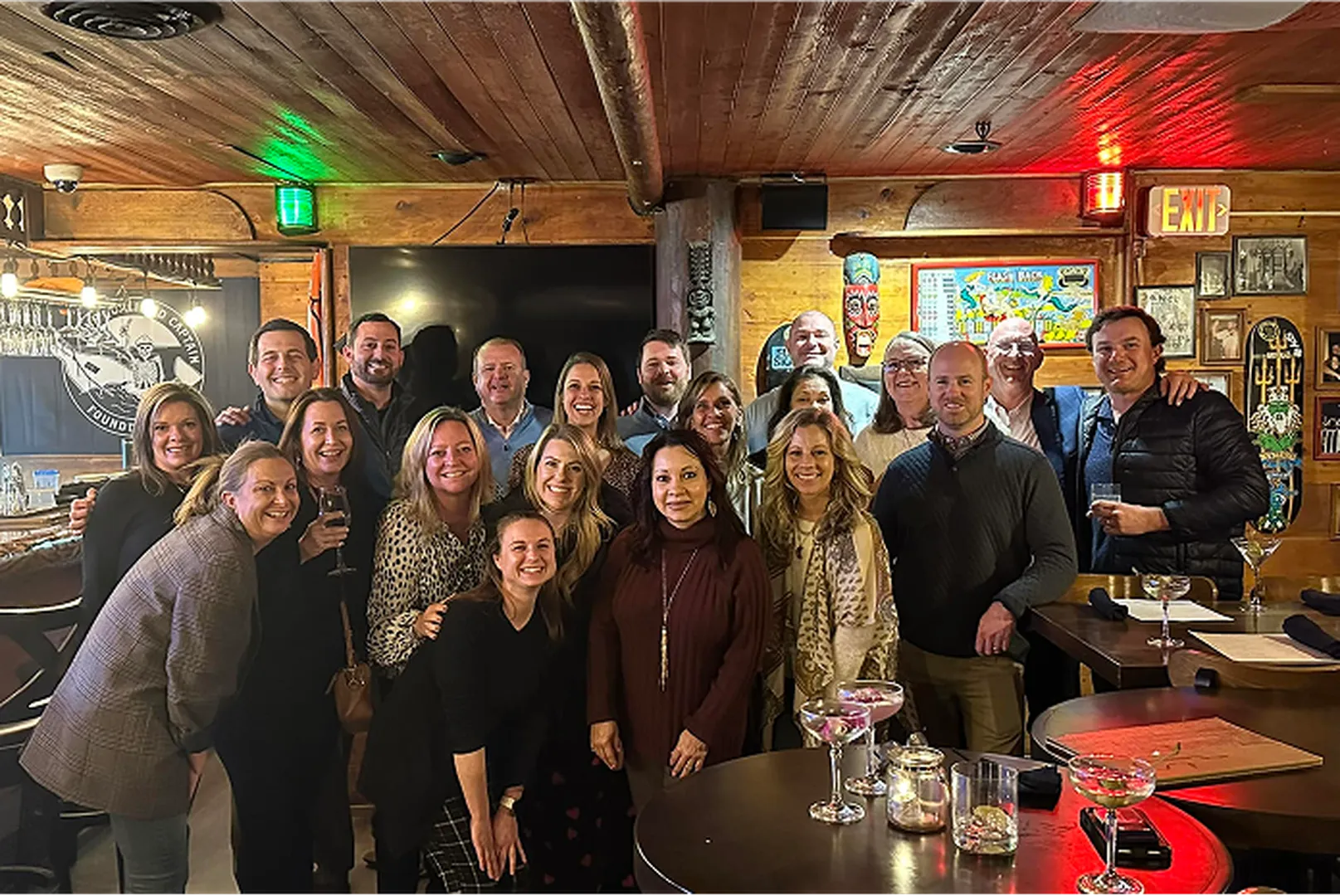 Trey Cooper, Mortgage Loan Officer, with his team.